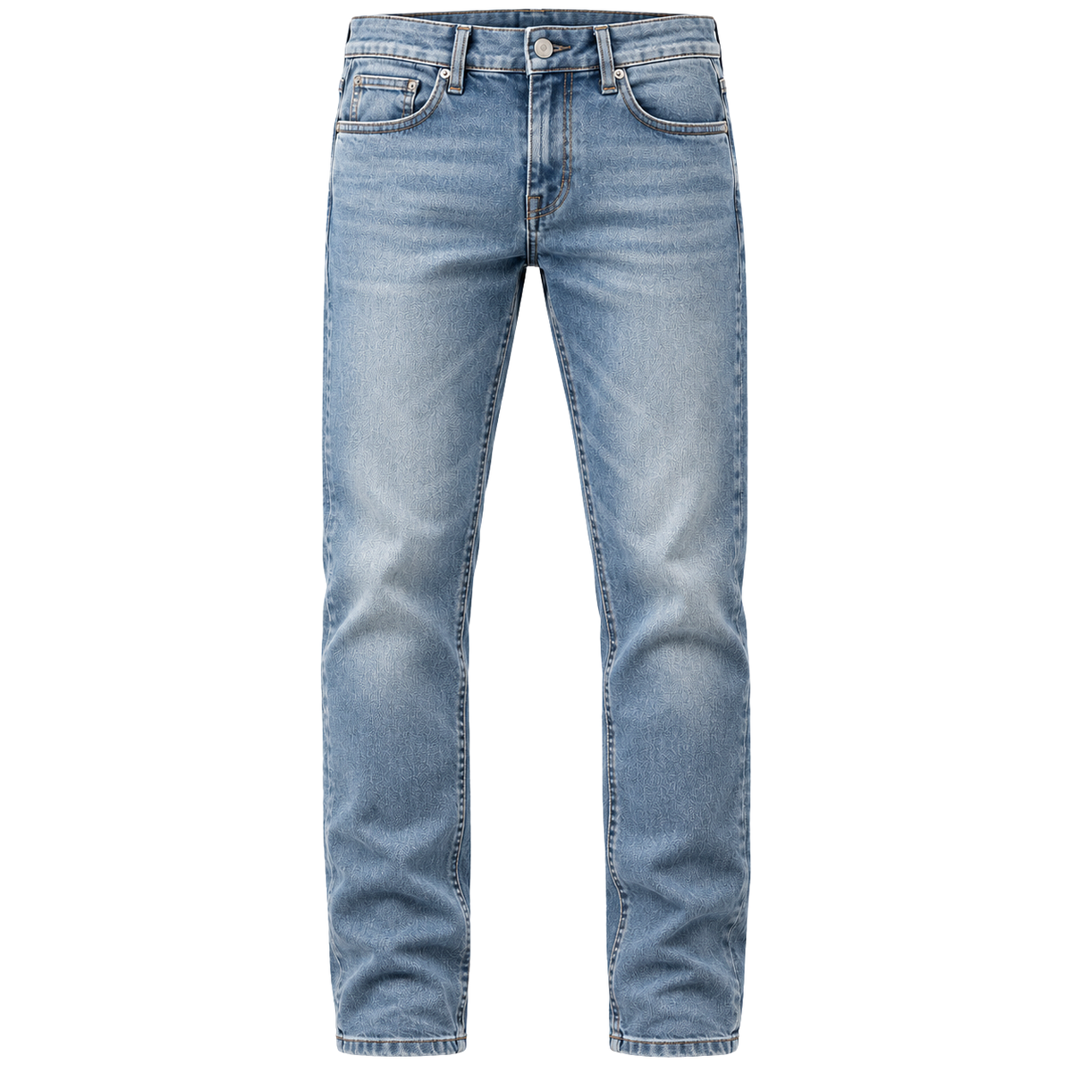 Jean Premium Coupe Droite – Bleu Clair Délavé | ORDANMEREG