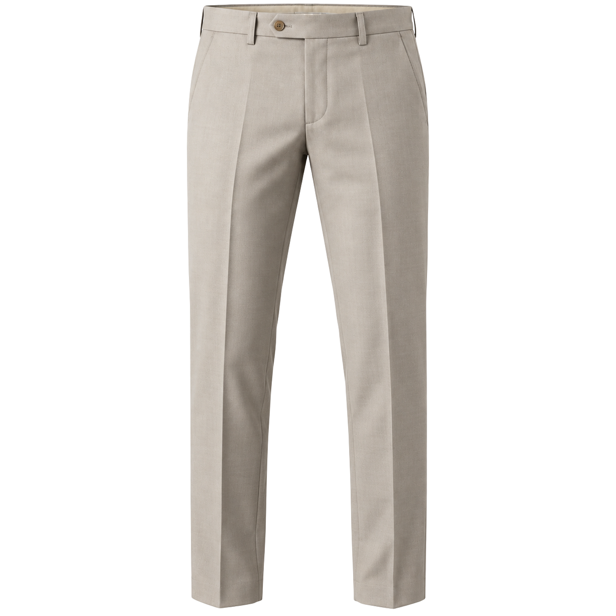 Pantalon de Costume Premium Coupe Ajustée – Beige Clair | ORDANMEREG