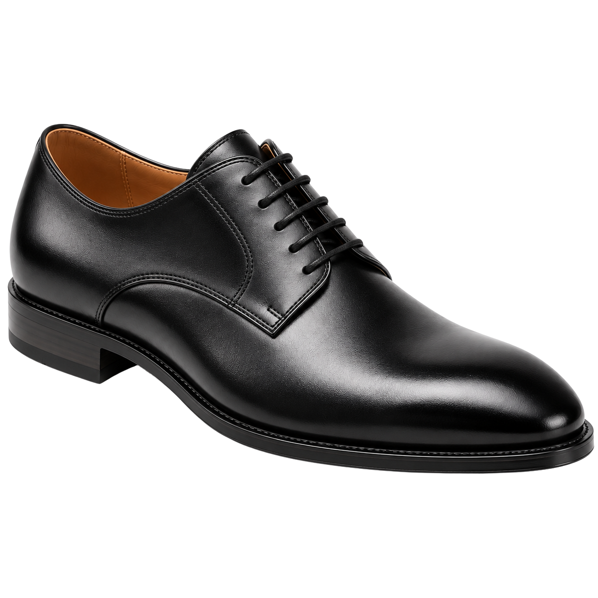 Chaussures Derby en Cuir Premium – Noir Classique | ORDANMEREG