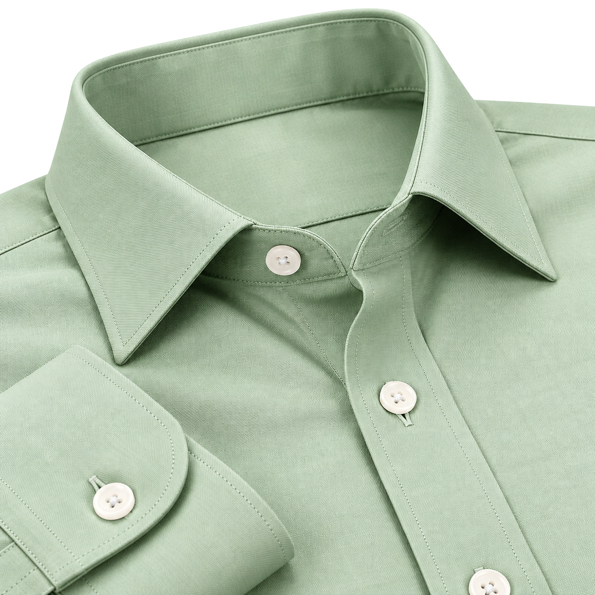 Chemise Oxford en Coton Premium – Vert Sauge | ORDANMEREG