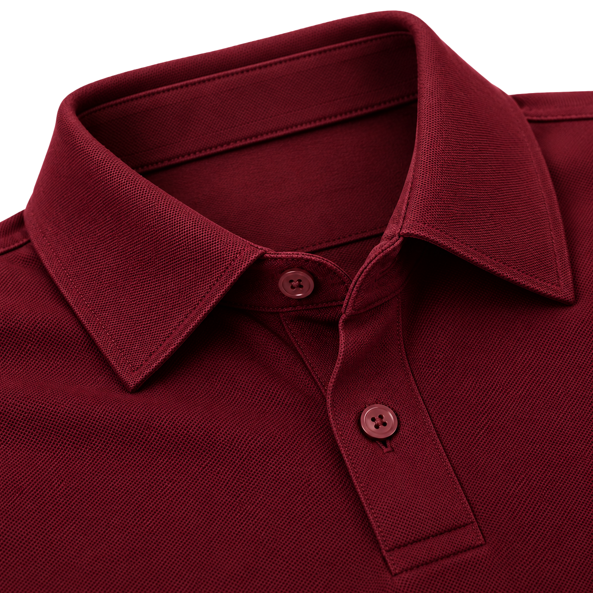 Polo en Coton Piqué Premium – Bordeaux Élégant | ORDANMEREG