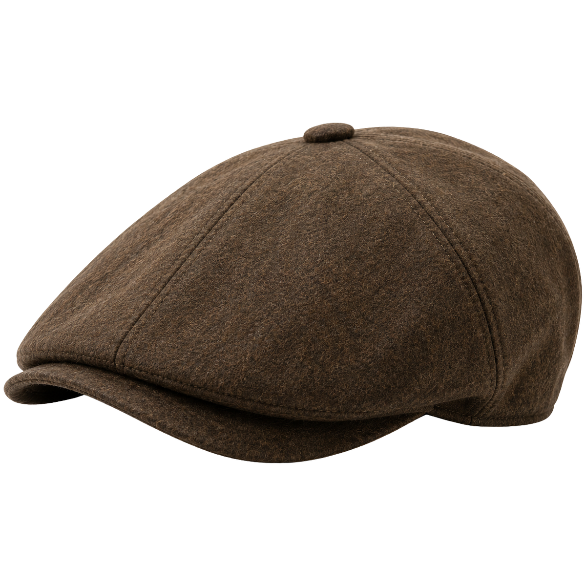 Casquette Gavroche en Laine Premium – Marron Vintage | ORDANMEREG